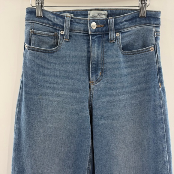 High-Rise Wide Leg Stretch Streetwear Jeans Universal Thread Medium Wash Size 6 - Picture 3 of 9